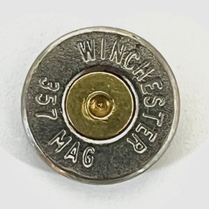 357 Magnum WINCHESTER Brand Thin Cut Nickel Bullet Slices Gold Primer Qty 15 | FREE SHIPPING