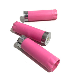 Pink Blank Empty Shotgun Shells 12 Gauge Hulls DIY Boutonniere Wedding Crafts | 8 Pcs | FREE SHIPPING