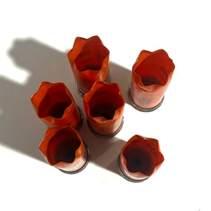 Orange Nobel  12 Gauge Shotgun Shells Once Fired 12GA Empty Hulls