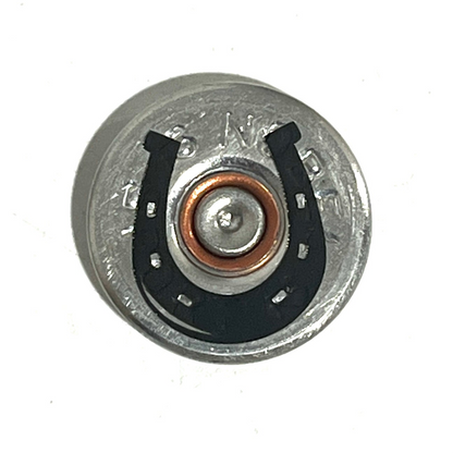 Engraved Horseshoe Shotgun Shell Slices 12 Gauge Mixed Color | Qty 10 | SHIPPING INCLUDED