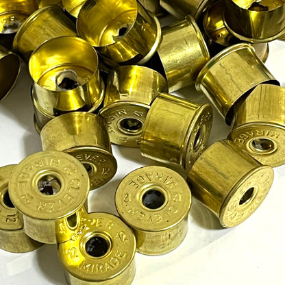 Deprimed High Brass Headstamps 12 Gauge Brass Bottoms