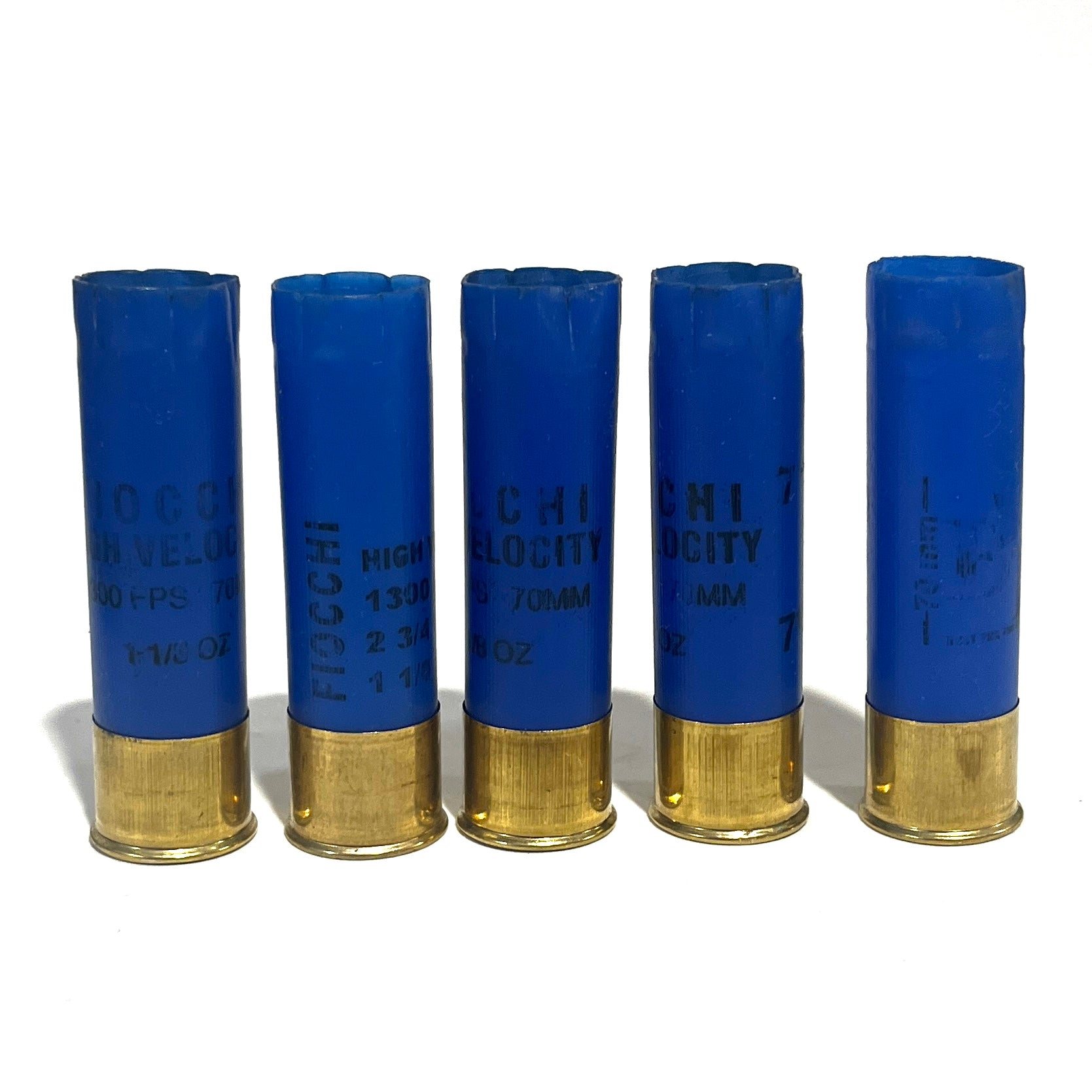 16 Gauge Empty Shotgun Shells Blue