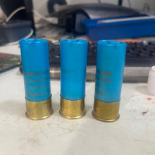 Load image into Gallery viewer, Light Blue Dummy Rounds High Brass Fake Shotgun Shells 12 Gauge 12GA - Qty 10 - FREE SHIPPING
