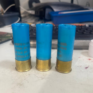 Light Blue Dummy Rounds High Brass Fake Shotgun Shells 12 Gauge 12GA - Qty 10 - FREE SHIPPING