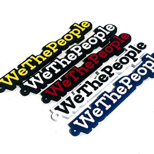 We The People Keychain Accessories Zipper Pulls Backpack Charm 10 Pcs