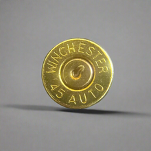 Load image into Gallery viewer, 45 ACP WINCHESTER Thin Cut Brass Bullet Slices Gold Primer Qty 15 | FREE SHIPPING
