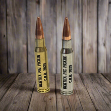 Load image into Gallery viewer, BERTHA PIG PICKIN | 308 WIN Engraved Brass With New Bullet Qty 150 Pcs | Custom Order
