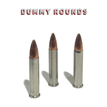 Load image into Gallery viewer, .22 Magnum Nickel Dummy Rounds With New Round Tip Bullet
