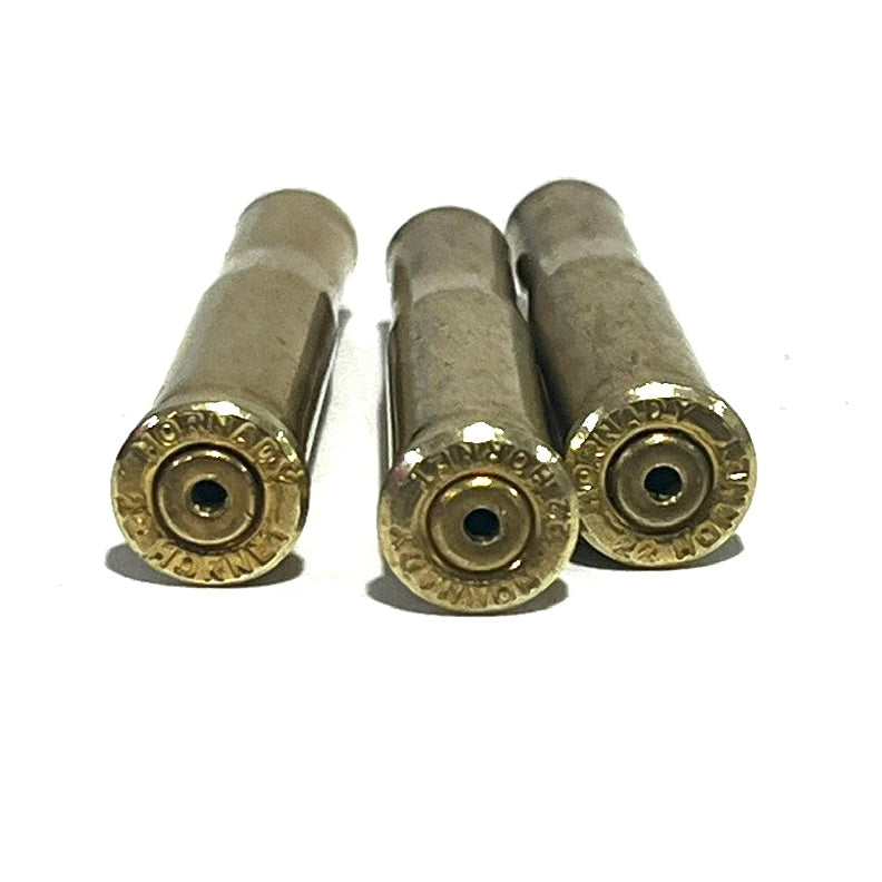 .22 Hornet Drilled Brass Shells