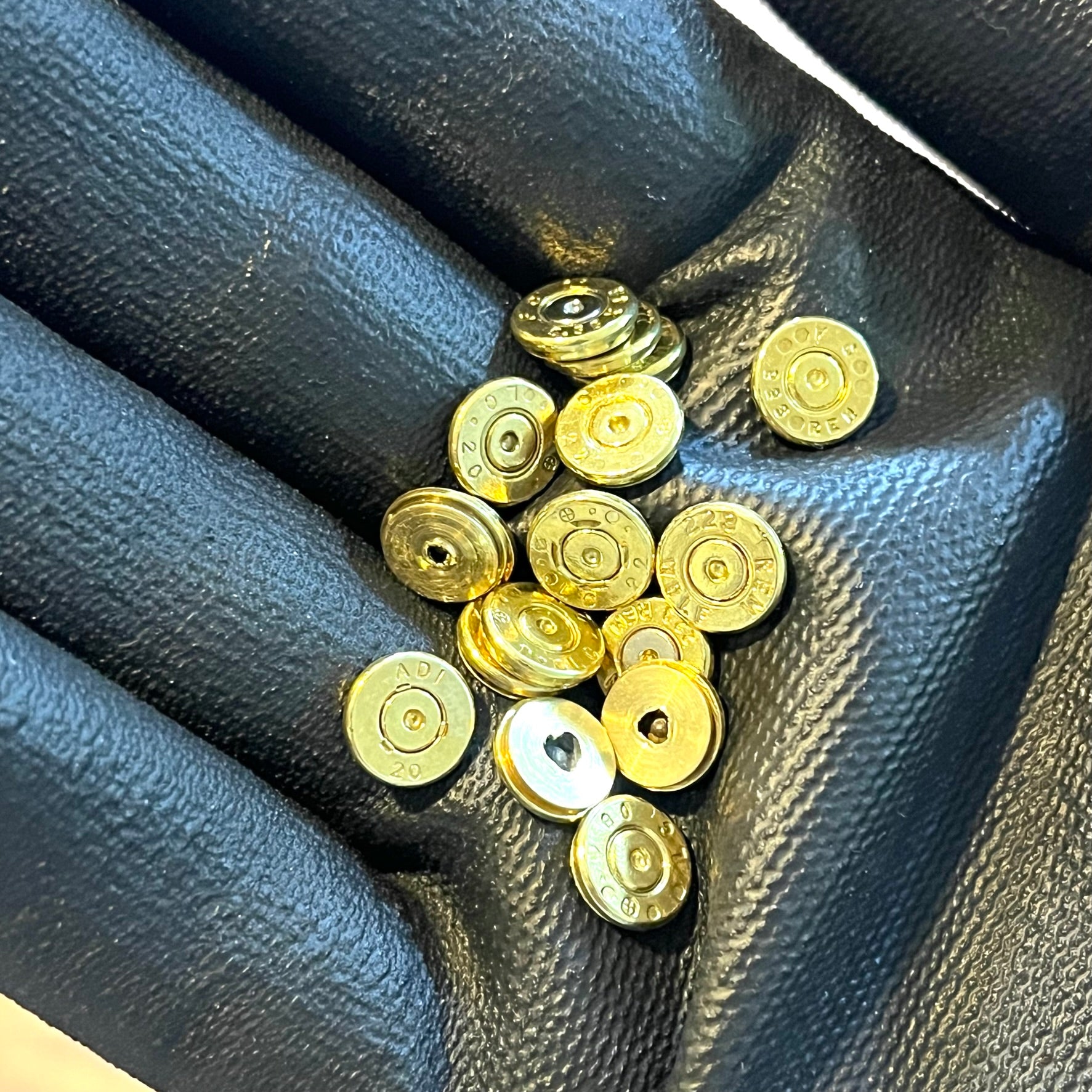223 Thin Cut Brass Bullet Slices