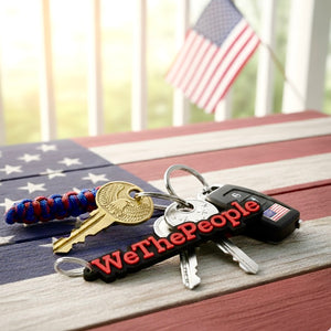 We The People Keychain Accessories Zipper Pulls Backpack Charm 10 Pcs