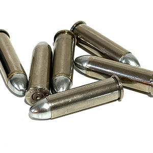 357 Magnum Nickel Dummy Rounds With New Round Nose Nickel Bullet