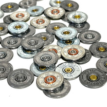 Load image into Gallery viewer, 20 Gauge Silver Shotgun Shell Slices 30 Pcs Mixed | FREE SHIPPING
