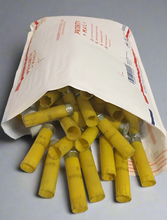 Load image into Gallery viewer, Yellow Shotgun Shells Winchester 20 Gauge Hulls Empty Used Fired 20GA Spent Shot Gun Cartridges Qty 100 Pcs | FREE SHIPPING
