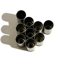Load image into Gallery viewer, Deprimed Nickel Shells 9MM Used Bullet Casings 9X19 Luger Once Fired 100 Pieces  | FREE SHIPPING
