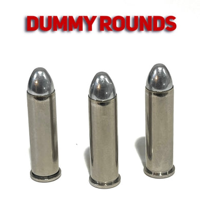 357 Magnum Nickel Dummy Rounds With New Round Nose Nickel Bullet