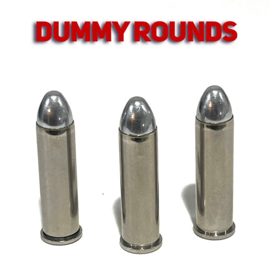 357 Magnum Nickel Dummy Rounds With New Round Nose Nickel Bullet