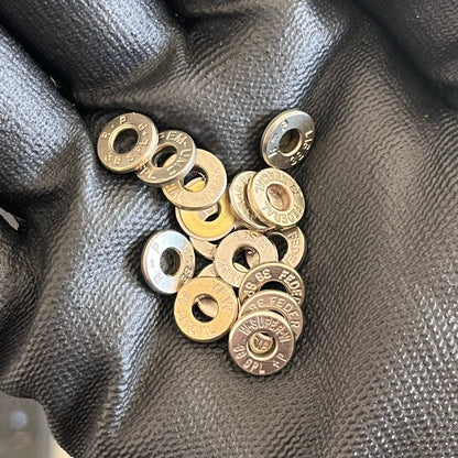 38 SPL Deprimed  Nickel Bullet Slices