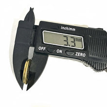 Load image into Gallery viewer, Engraved Virginia Silhouette Shotgun Shell Slices 12 Gauge Mixed Color | Qty 10 | SHIPPING INCLUDED
