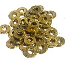 Load image into Gallery viewer, Primer Removed 40 Smith Wesson Bullet Slices Thin Cut
