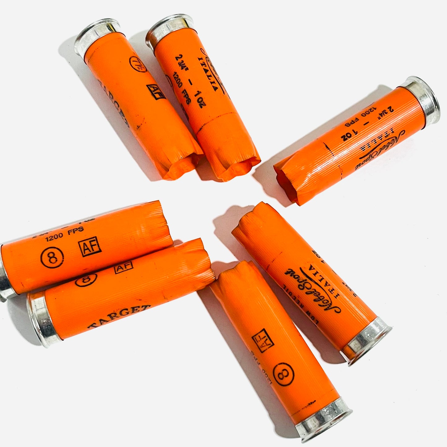 Orange Empty 12GA Shotgun Shells Nobel Sport Target | Qty 100 | FREE SHIPPING