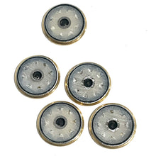 Load image into Gallery viewer, Browning 12 Gauge  Hand Painted Shotgun Shell Slices 12GA Gold Qty 5 | FREE SHIPPING
