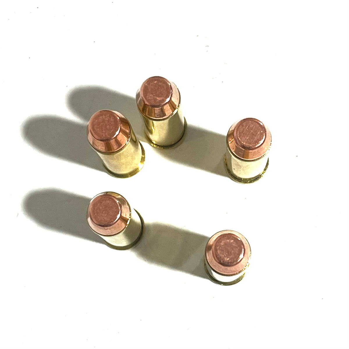 44 Magnum Dummy Rounds Brass With New Flat Bullet