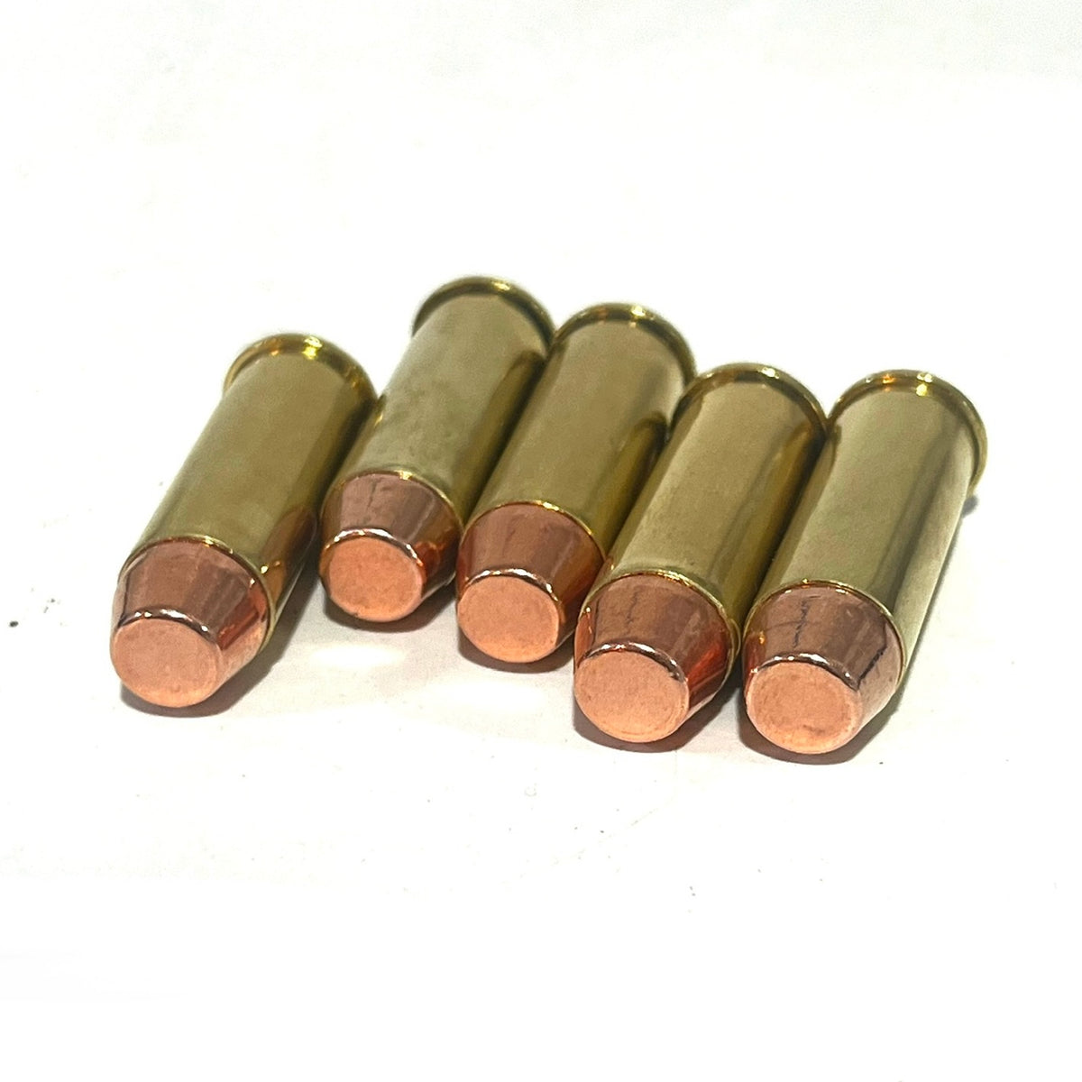 44 Magnum Dummy Rounds Brass With New Flat Bullet