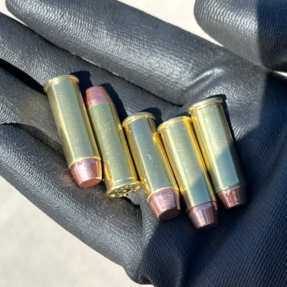 44 Magnum Dummy Rounds Brass With New Flat Bullet