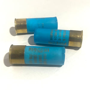 Light Blue Dummy Rounds High Brass Fake Shotgun Shells 12 Gauge 12GA - Qty 10 - FREE SHIPPING