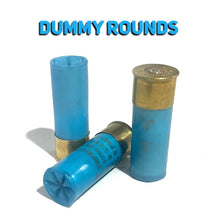 Load image into Gallery viewer, 12 Gauge Light Blue Dummy Ammo Rounds Shotgun Shells
