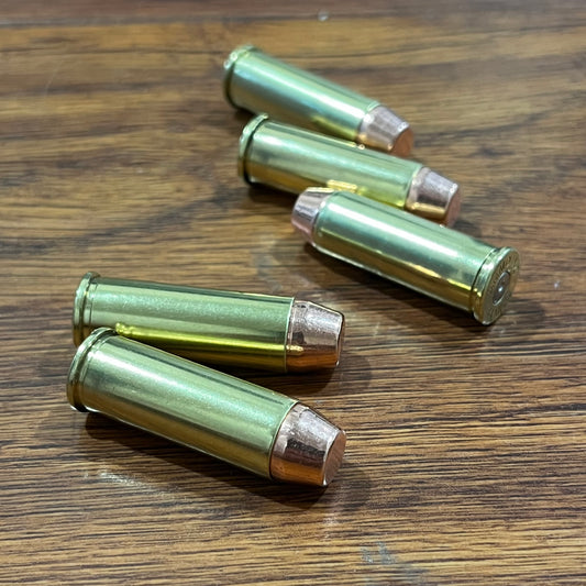 44 Magnum Dummy Rounds Brass With New Flat Bullet