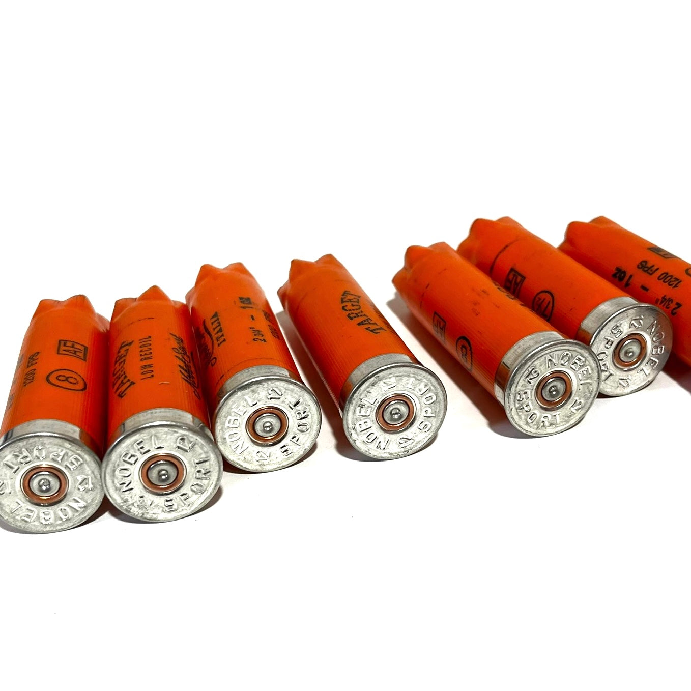 Orange Empty 12GA Shotgun Shells Nobel Sport Target | Qty 100 | FREE SHIPPING