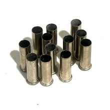 Load image into Gallery viewer, Nickel .22 Caliber Empty Once Fired Brass Shells
