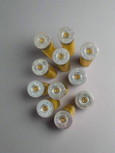 Load image into Gallery viewer, Yellow Shotgun Shells Winchester 20 Gauge Hulls Empty Used Fired 20GA Spent Shot Gun Cartridges Qty 100 Pcs | FREE SHIPPING
