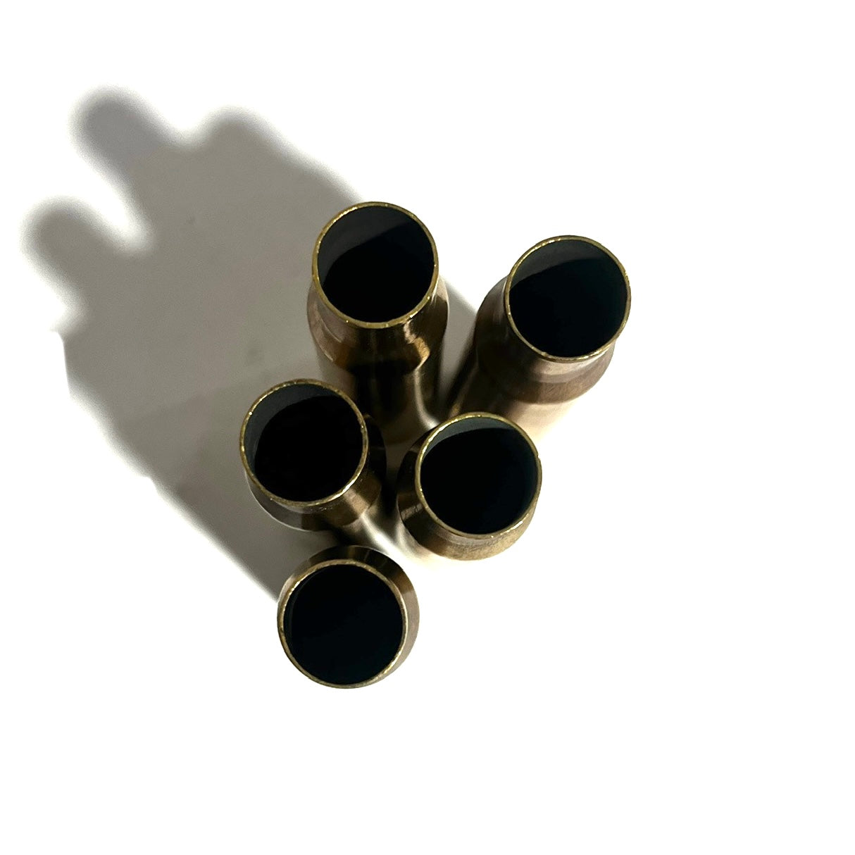 Deprimed 50 Caliber BMG Dirty Brass Shells Used Casings