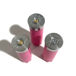 Pink Blank Empty Shotgun Shells 12 Gauge Hulls DIY Boutonniere Wedding Crafts | 8 Pcs | FREE SHIPPING