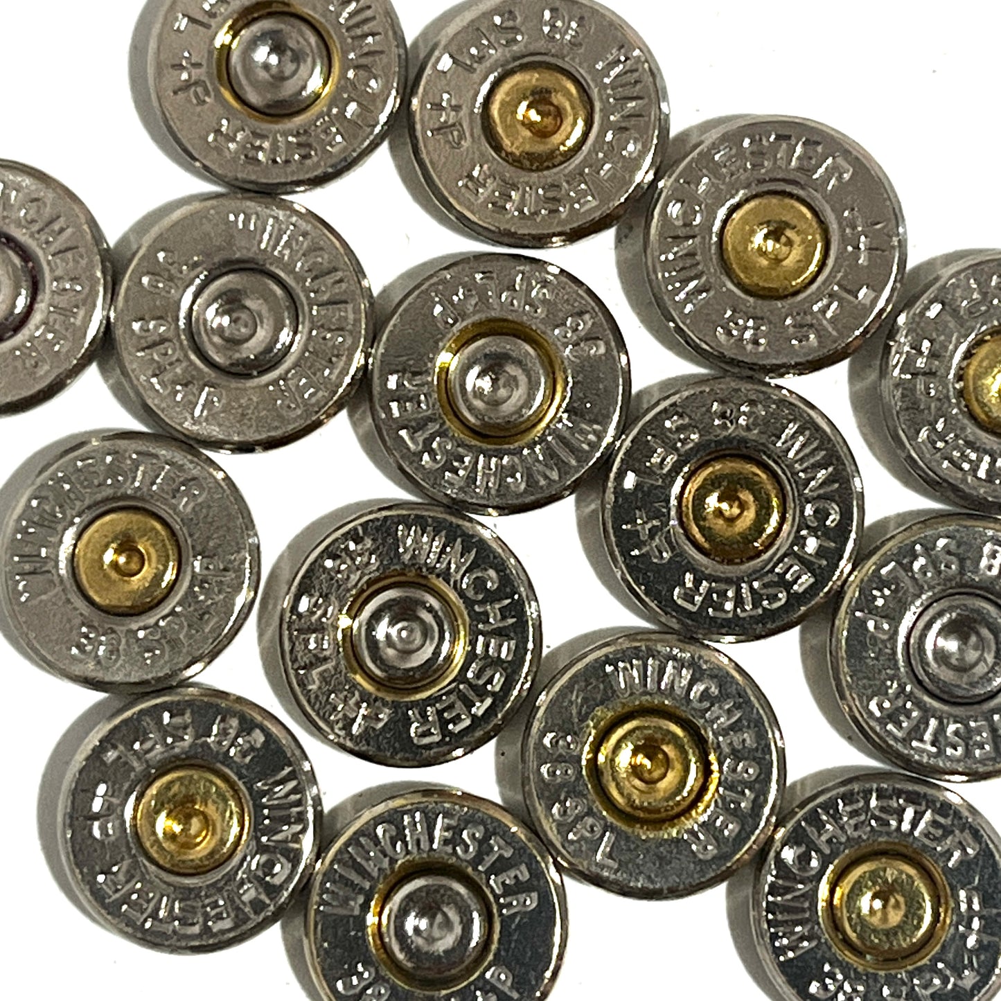 Winchester Brand 38 Special Nickel Bullet Slices | Qty 15 | FREE SHIPPING