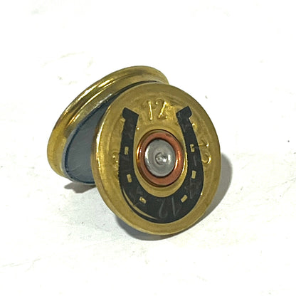 Engraved Horseshoe Shotgun Shell Slices 12 Gauge Mixed Color | Qty 10 | SHIPPING INCLUDED