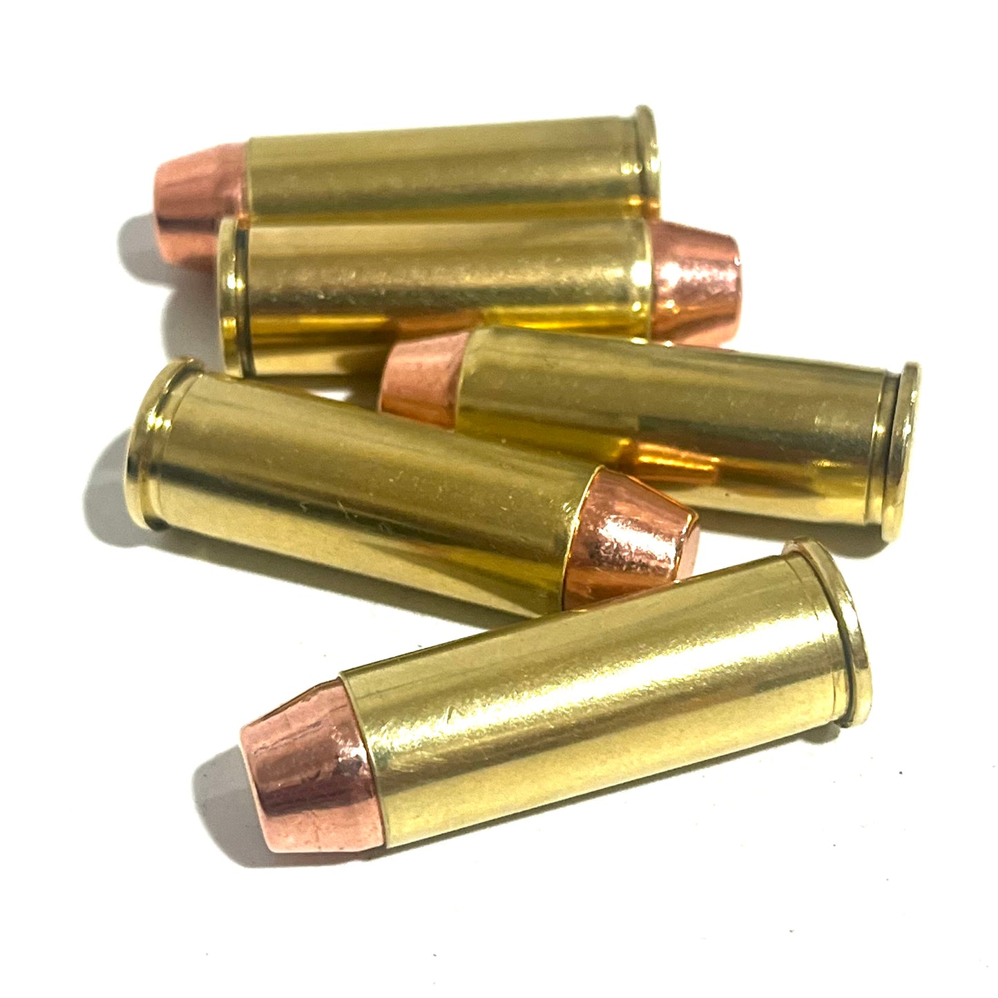 44 Magnum Dummy Rounds Brass With New Flat Bullet