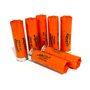 100 Orange Nobel Sport Target Empty Shotgun Shells 12 Gauge Shotshells Spent Hulls Cartridges 12GA | FREE SHIPPING