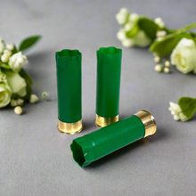 Load image into Gallery viewer, Green Shotgun Shells Blank 12 Gauge DIY Boutonniere Crafts 8 Pcs - Free Shipping
