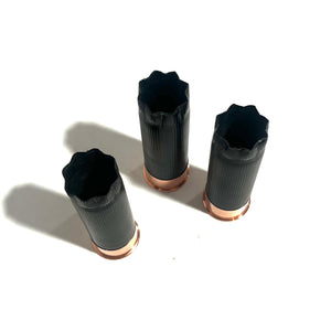 Black / Copper Blank Empty Shotgun Shells 12 Gauge Hulls For DIY Boutonniere Wedding Crafts | 8 Pcs | FREE SHIPPING