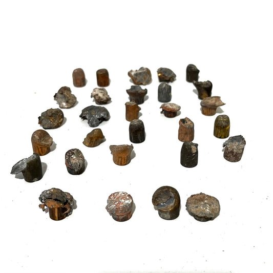 Recovered With Impact 45 ACP & 9MM Fired Bullets Qty 250 Pcs
