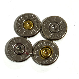 Winchester Brand 38 Special Nickel Bullet Slices | Qty 15 | FREE SHIPPING