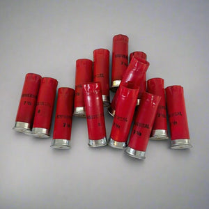 RED Shotgun Shells Winchester Universal 12 Gauge Hulls Shotshells Fired 12GA 10 Pcs - Free Shipping