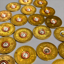 Load image into Gallery viewer, Thin Sliced Winchester 12 Gauge Gold Shotgun Shell Slices Qty 15 | FREE SHIPPING
