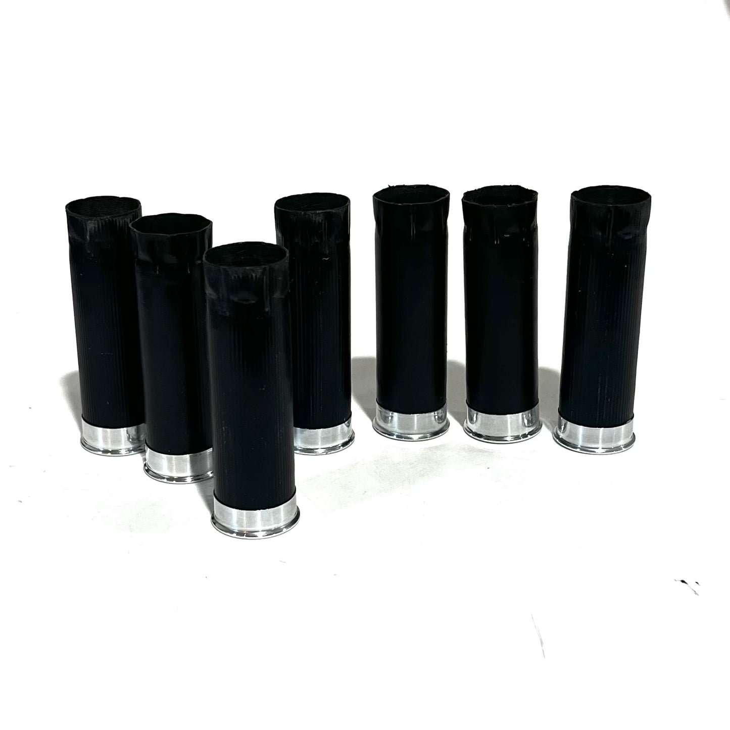 Empty Shotgun Shells Black Blank 12 Gauge No Markings On Hulls For Wedding Boutonnieres And Decor