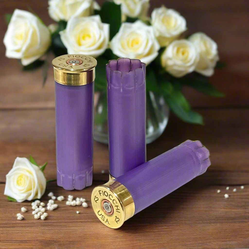 Light Purple Blank Empty Shotgun Shells 12GA For Boutonnieres