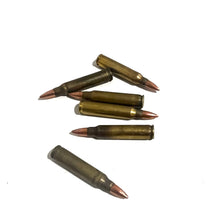 Load image into Gallery viewer, .223 Remington / 5.56 Nato Dummy Rifle Rounds Dirty Real Fired Brass Casings With New Bullet
